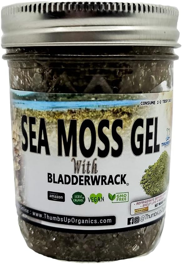 Amazon Com Dr Sebi Sea Moss And Bladderwrack Gel Mix Health Personal Care