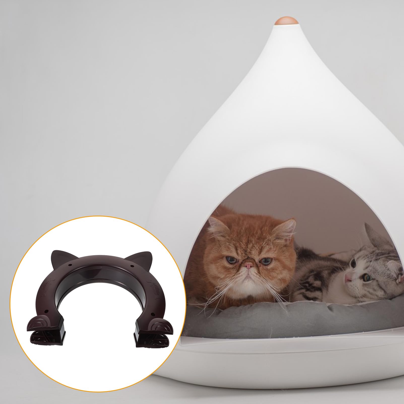 BESPORTBLE Pet Door Cat Door Interior Wall for Interior for Small Dogs Easy Access