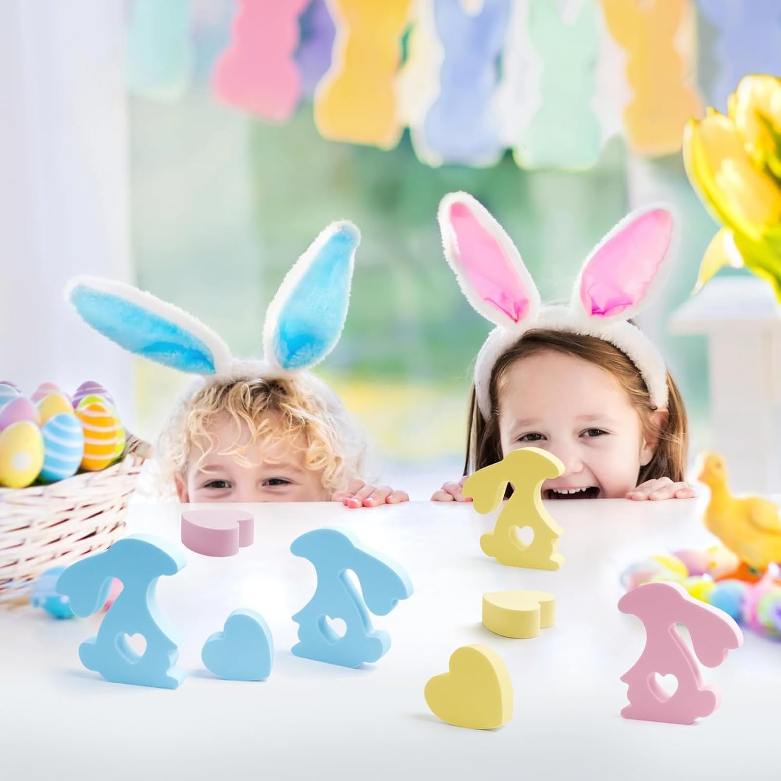Stampi In Silicone Per Pasqua – Set Da 6 Pezzi Con Coniglietti 3D E Uova – Per Resina Epossidica, Gesso, Sapone E Candele