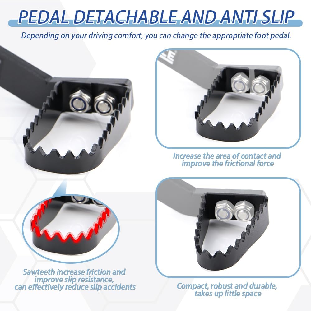 Brake Pedal Rear Foot Brake Lever Fit for TRX400X/EX SPORTRAX 2002-2014