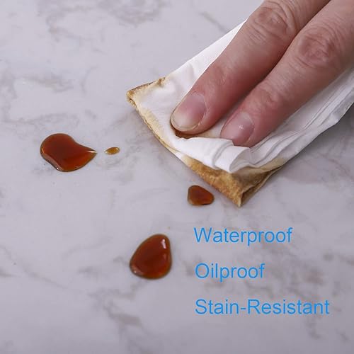 Miniatura 10 de Mantel de vinilo redondo transparente, impermeable, resistente, elástico, diseño de borde elástico, protector de mantel de plástico para mesa redonda