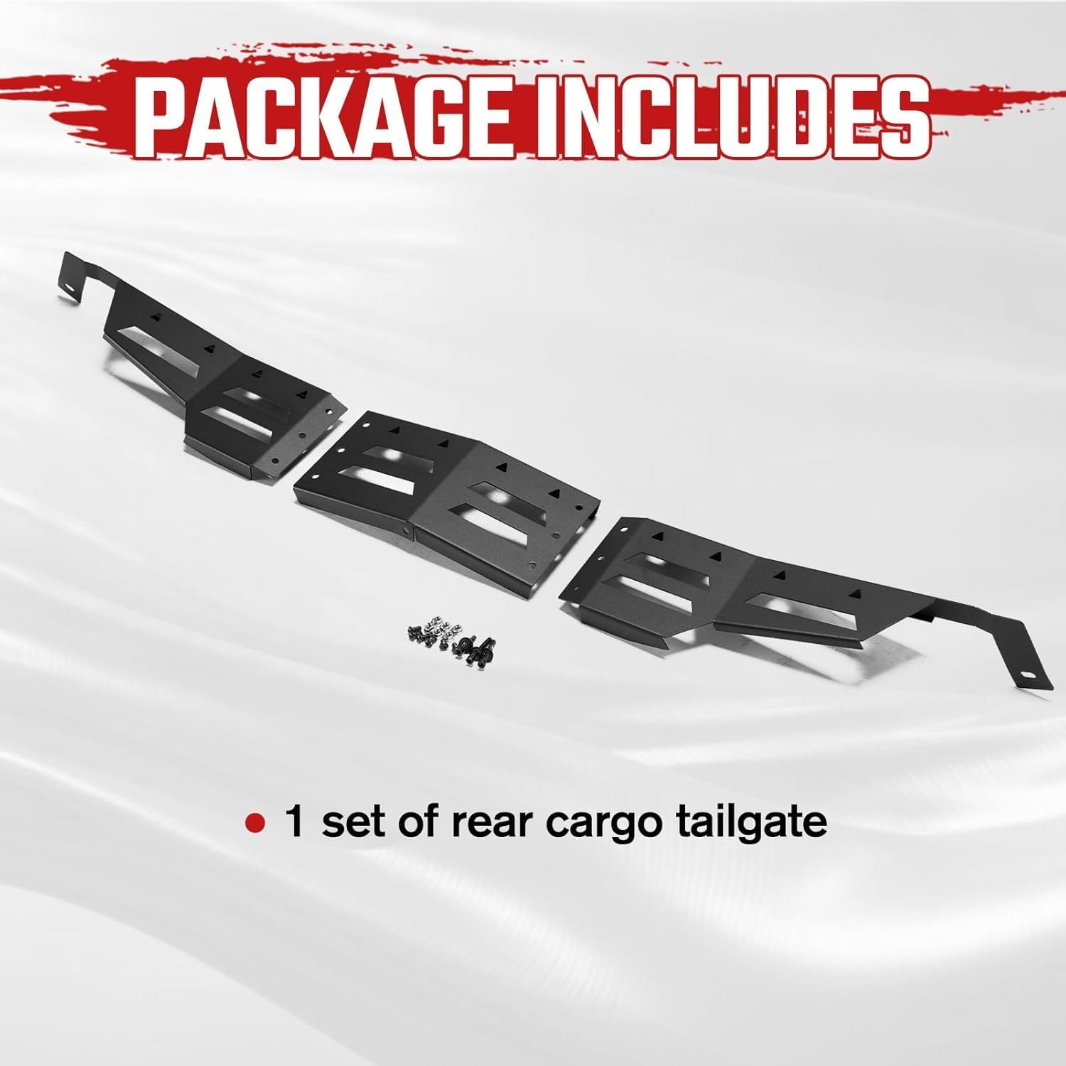 A & UTV PRO Bed Enclosure Tailgate for 2018-2023 Can Am Maverick Trail 800 1000 Sport, Heavy Duty Steel Rear Cargo Bed Rack Extender Accessories
