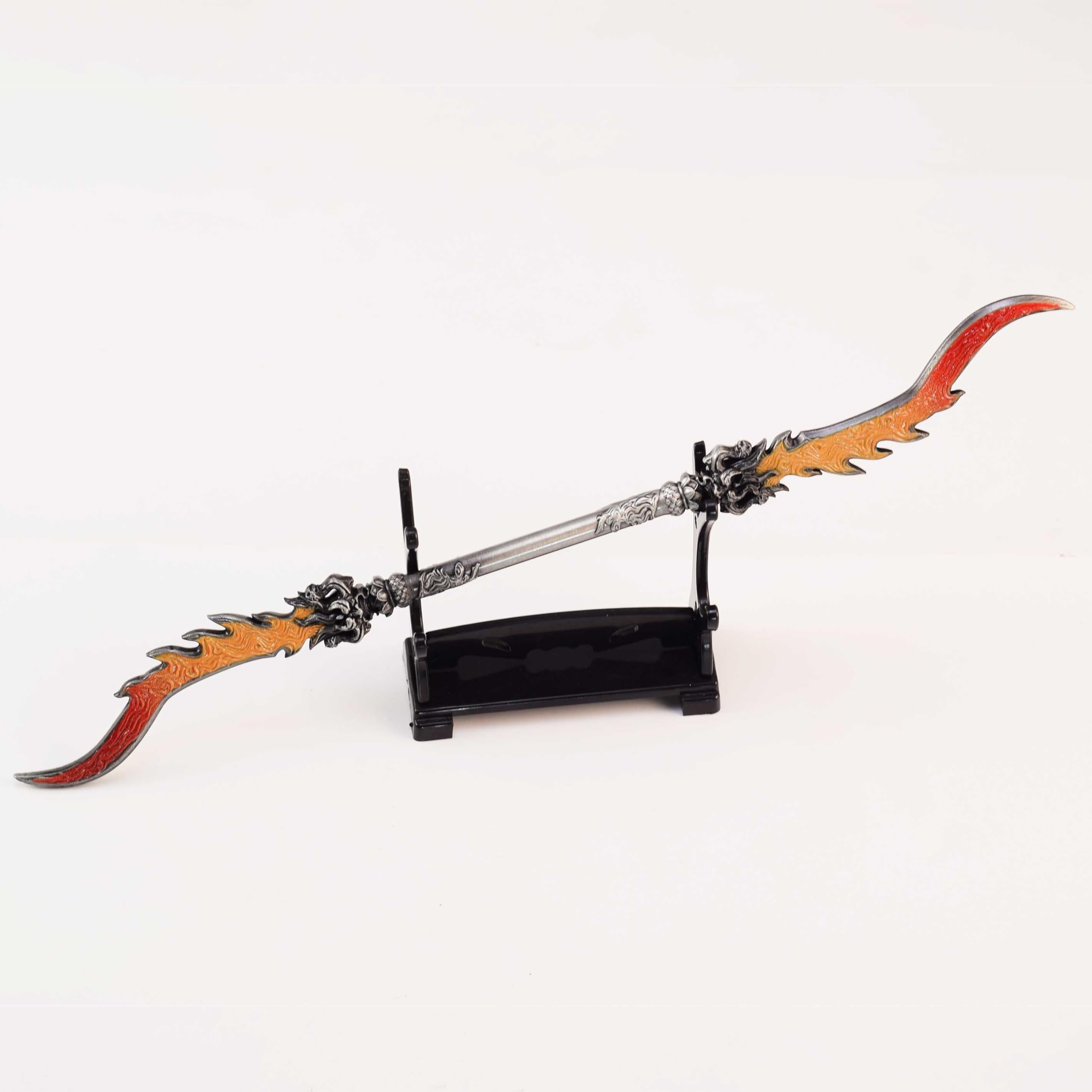 Superbuybox Black Myth ?Wu Kong Guangzhi's Weapon Red Tides Spear Blades Room Desk Decoration Game Collection Backpack Pendant Gift