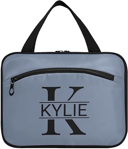 Miniatura 154 de Sinestour Neceser personalizado para mujeres y hombres, organizador de maquillaje de viaje con gancho para colgar, bolsas de cosméticos, bolsa