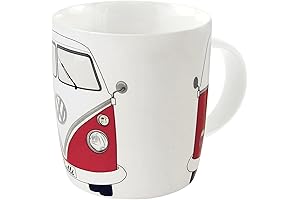 Volkswagen Ceramic Coffee-Tea-Cappuccino Bus Red