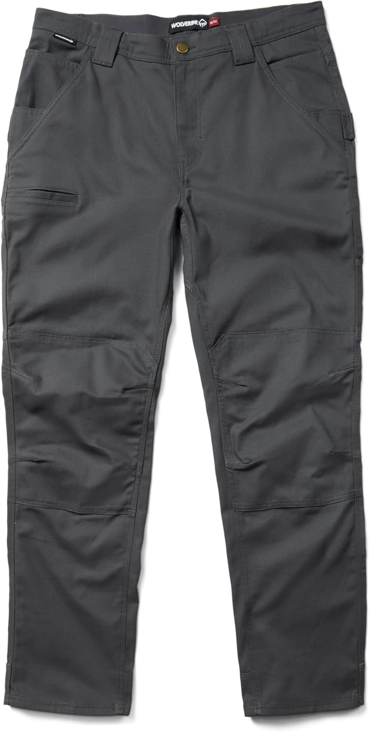 Wolverine Men's Guardian Cotton Work Pant, Grey, W40 L34