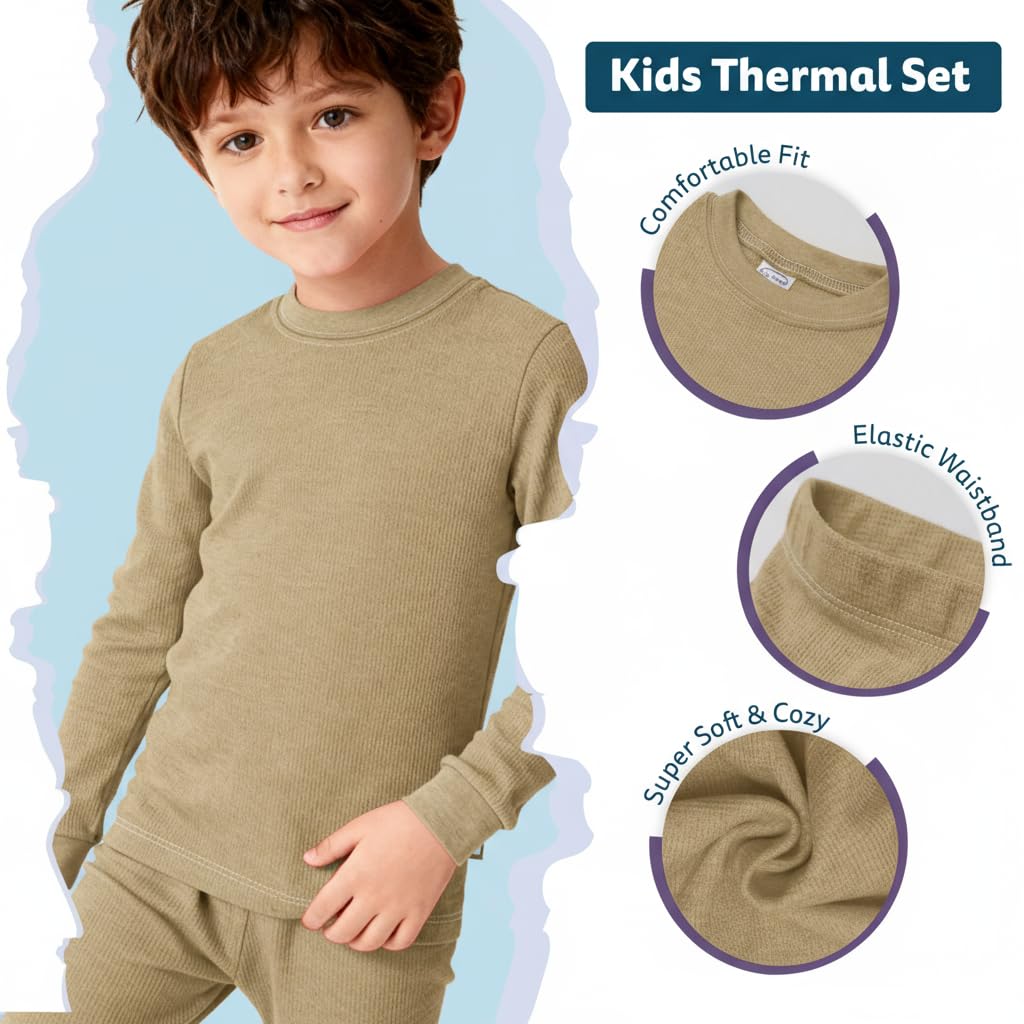 City Threads City Threads Baby Boys Thermal Underwear Set Sensory Friendly Kids Long Johns, Thermal Set for Boys Base Layer for Ski in use