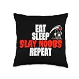 Funny Gaming Gamer For The Pro Pc Console Player Cool Gamer Throw Pillow