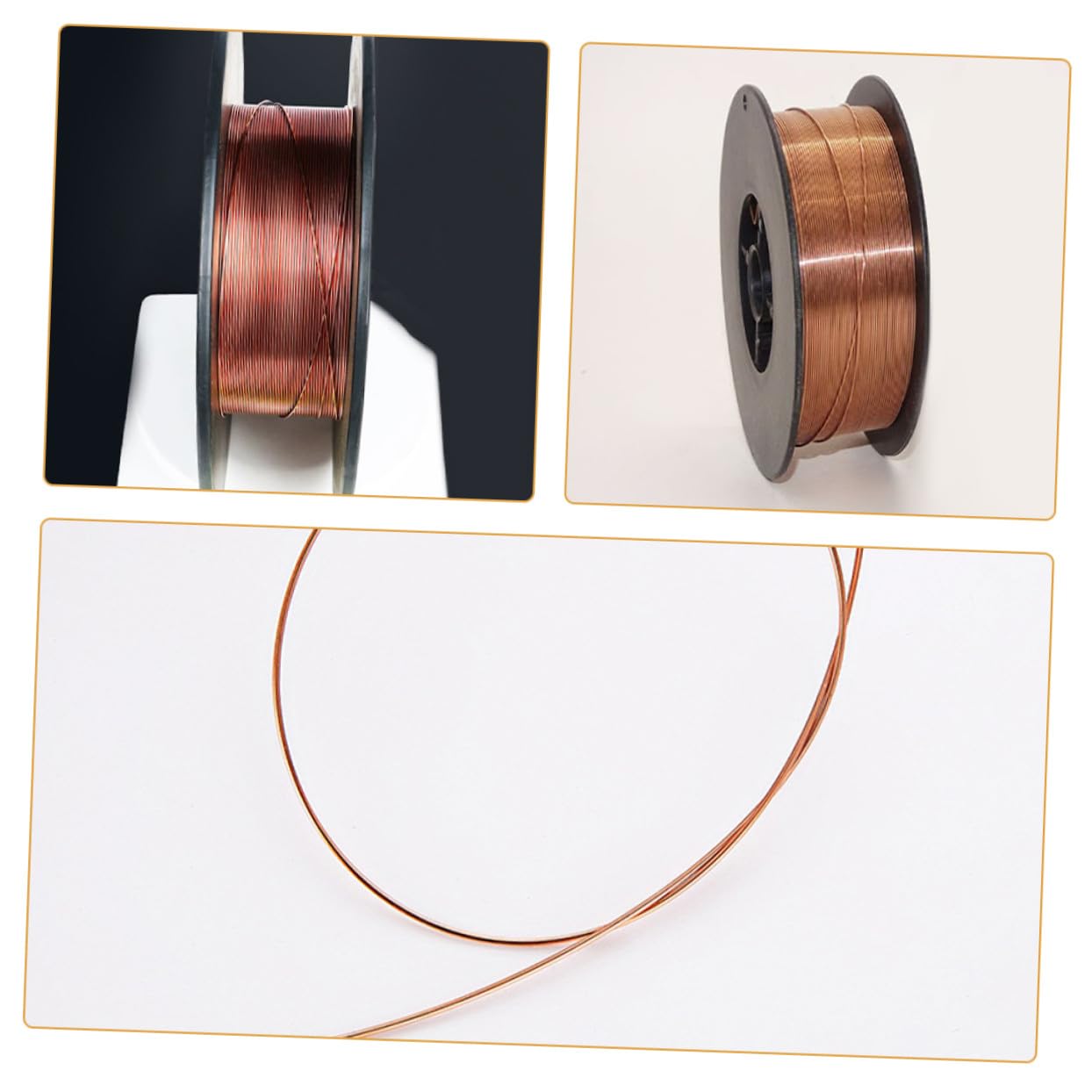 Cabilock Alambre de Soldadura de Acero al Carbono sin Gas, Rollo de 0.8mm para Soldaduras de Reparación y Fabricación
