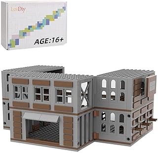 Military Series Building Blocks Toy Weapon Warehouse Model DIY Assembly Small Particle Military Creative Military Brick Toy Compatible with Lego Architecture 682Pcs