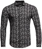 OPTIMALE PASSFORM: Das Männer Slim Fit Hemd passt sich ihrem Körper durch einen taillierten Schnitt optimal an. Das Basic Herren Langarmshirt ist auf hochwertigem Material und kann auf jede, kreative Weise kombiniert werden.