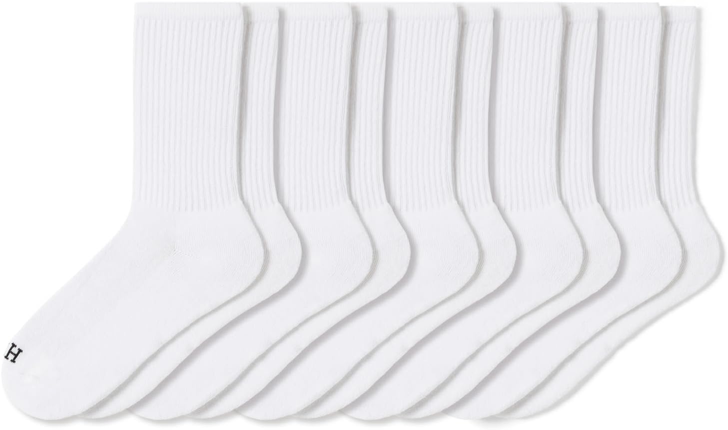 HUE Women's Sport Crew Sock 5 Pair Pack