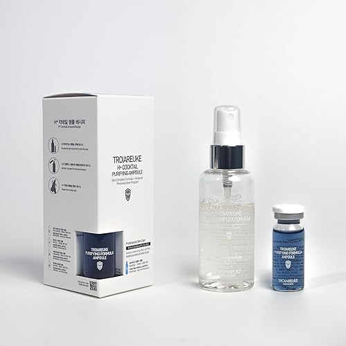 Miniatura 3 de TROIAREUKE H+ tóner para ampolla de cóctel (2.37 onzas líquidas, azul)