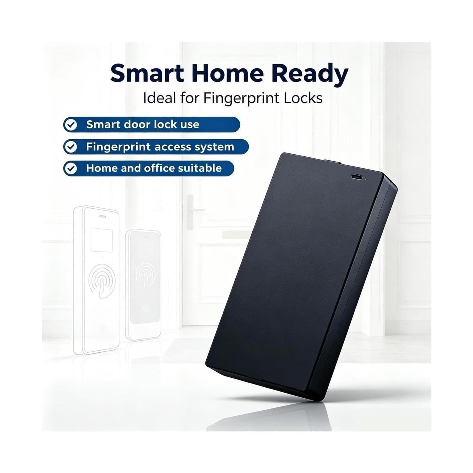Batteria for blocco impronte digitali da 3200 mAh, for YC07D【P-P-P+P+】