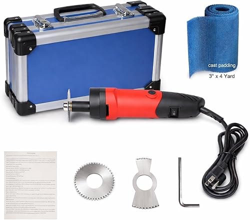 Sierra de fundición, cortador de molde ortopédico, sierra de corte de yeso eléctrica médica, velocidad oscilante ajustable para rasgar materiales