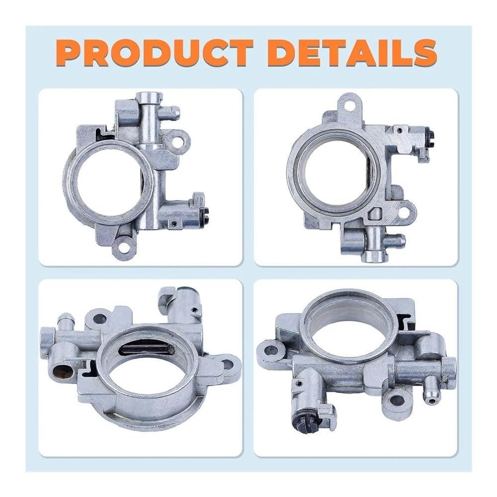 Kit ingranaggio a vite senza fine oliatore tubo olio adatto for motosega MS311 MS391 MS311C MS391C