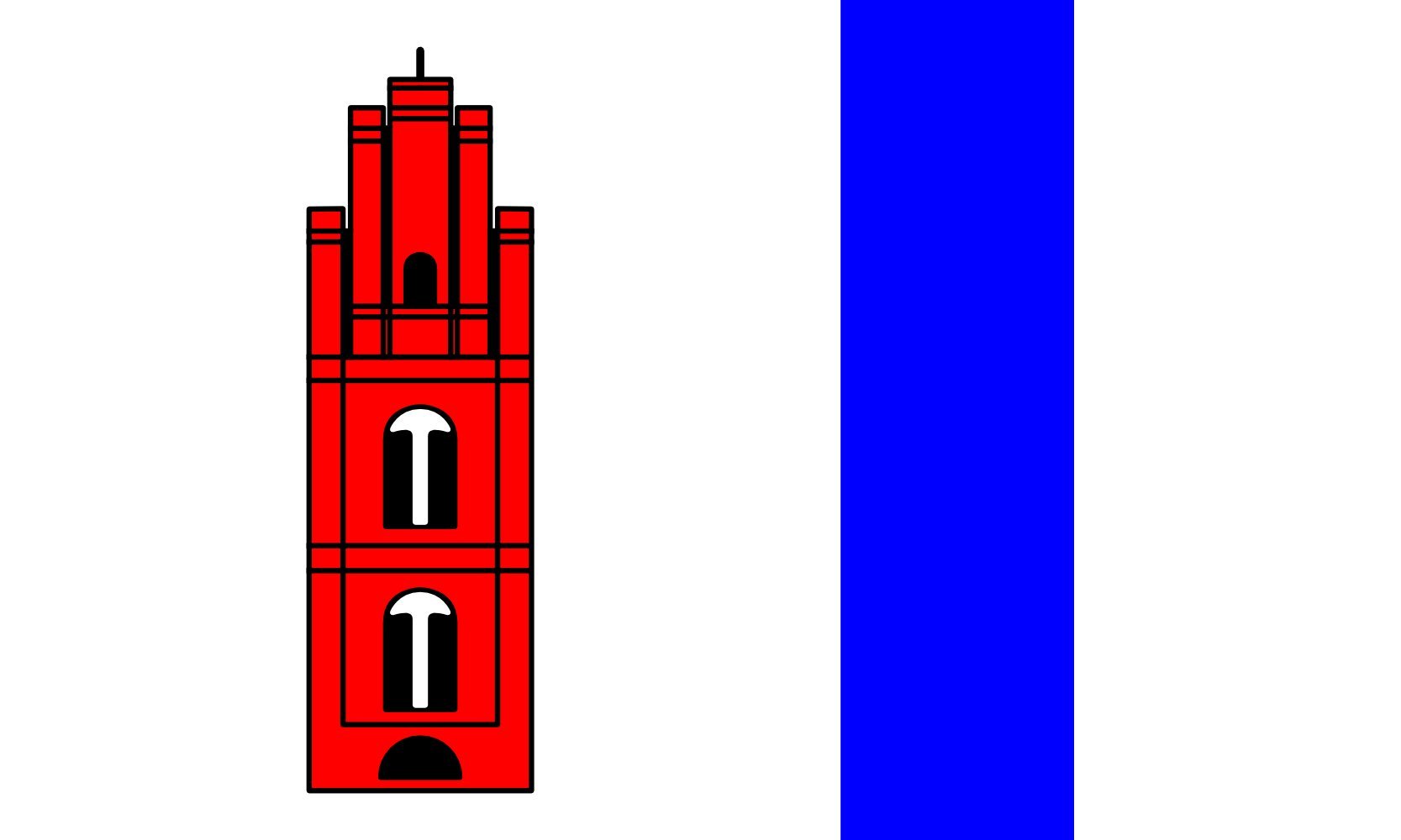 Drapeau paysage de 1.35m² pour décorer votre jardin et vos grands événements