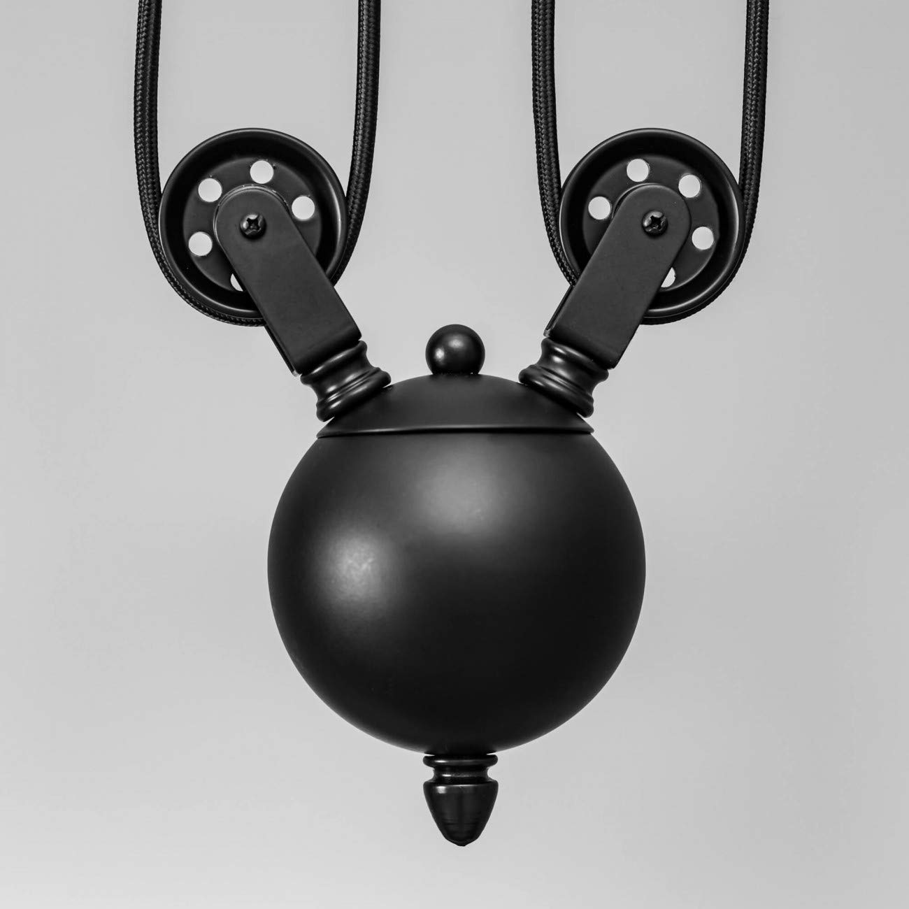 KOSILUM - Lampada industriale a sospensione, tripla piatto, luce bianca calda, illuminazione soggiorno, camera da letto, cucina, corridoio, 3 x 60 W, E27, IP20