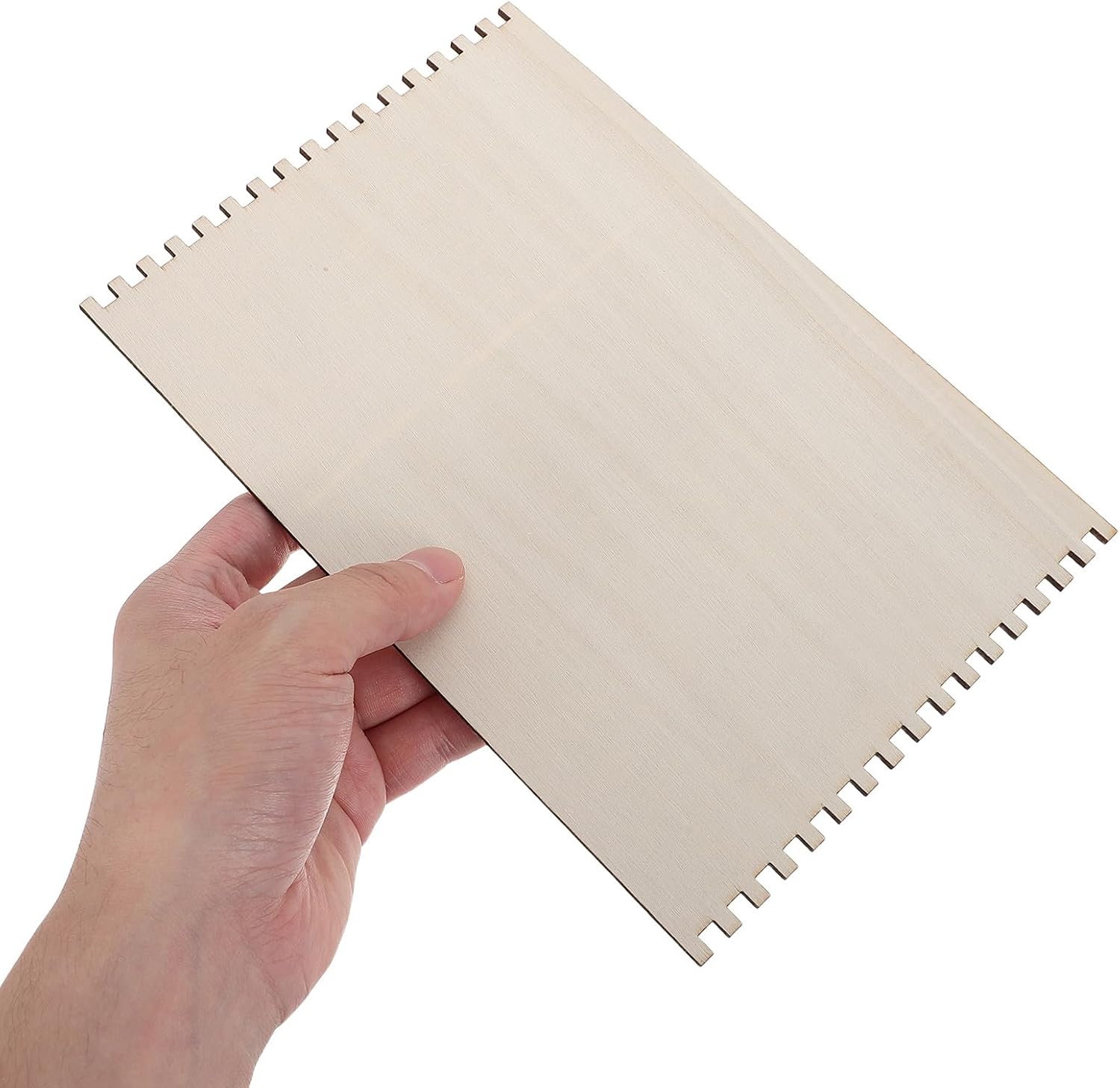 5PCS Notched Weaving Loom - 15x22cm Darning Beading Boards - Wood Crochet Board Basket Weaving Tools for Beginners Knitting, Sewing, Crafts Project