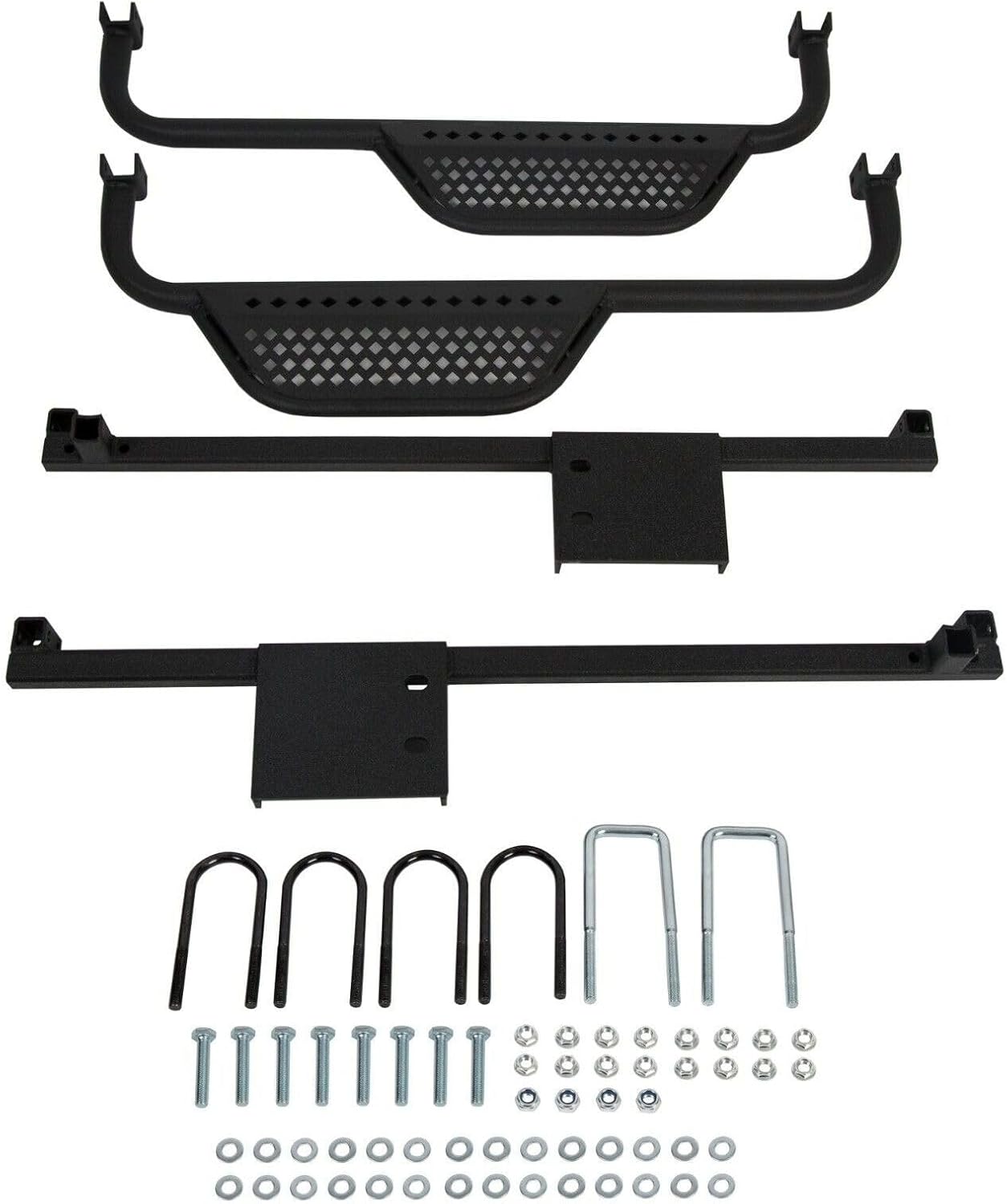 Neutron Heavy Duty Nerf Bars/Running Boards Car DS Cart-Set of 2 Steel HDNBRBFCCDGCSO2