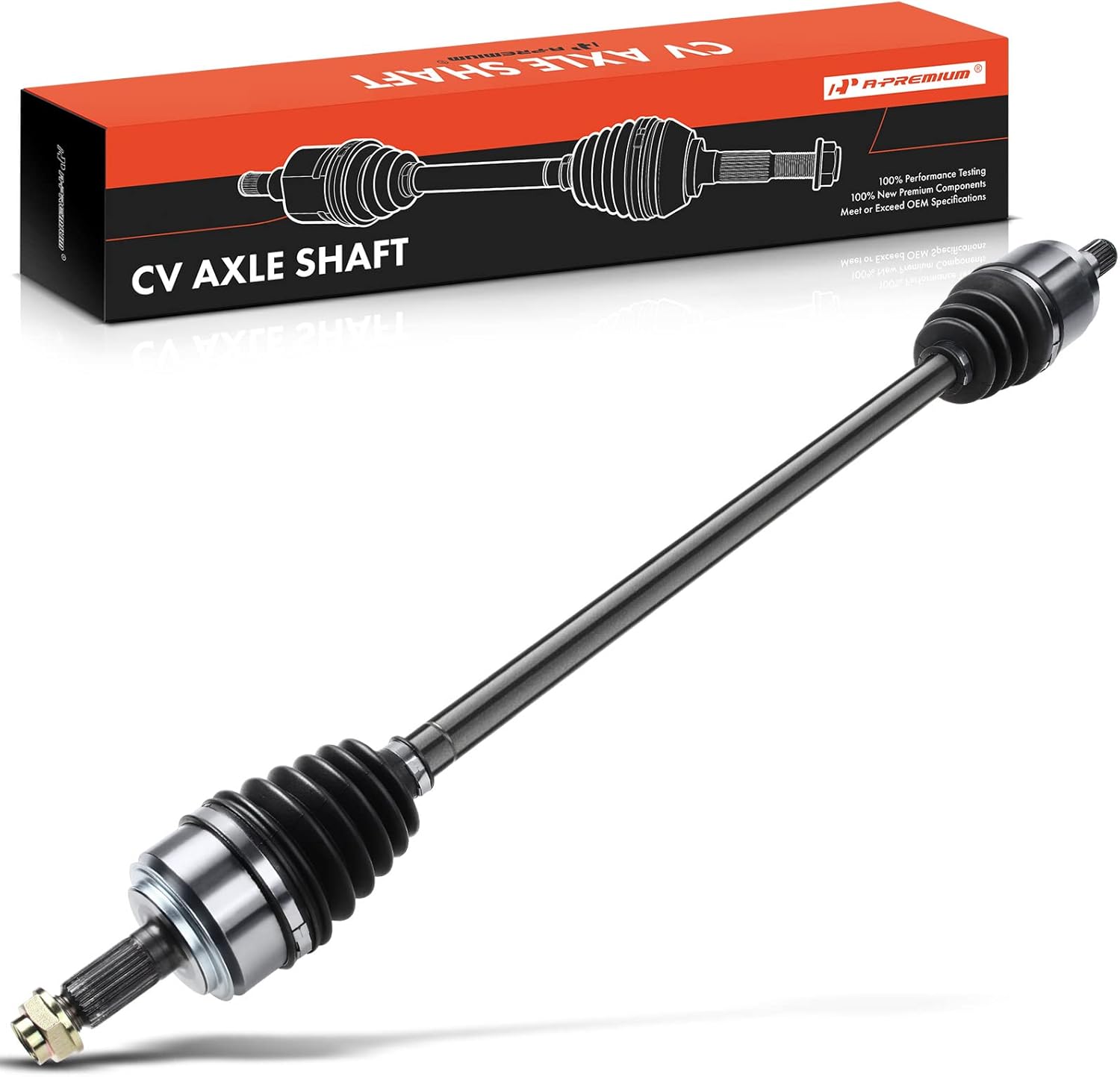 A-Premium CV Drive Axle Shaft Assembly Compatible with Honda Accord 2003 2004 2005 2006 2007, L4 2.4L, Automatic Transmission, Front Right Passenger Side
