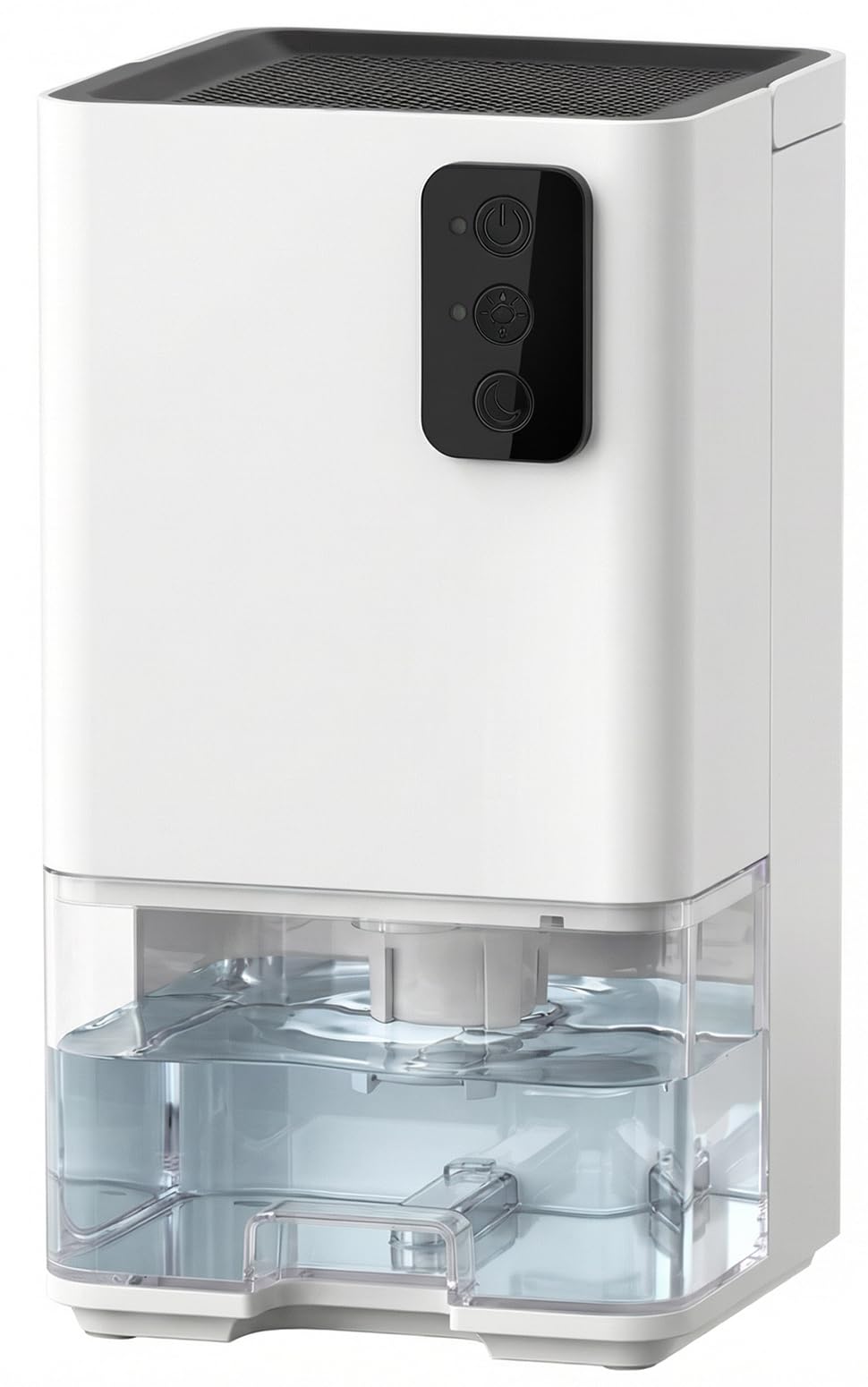 1200ml Electric Dehumidifier with Ultra Quiet & Auto Shut off, stepless color changing LED, Portable Mini Dehumidifier for Wardrobe, Bathroom, Closet, RV, Bedroom, Garage - White