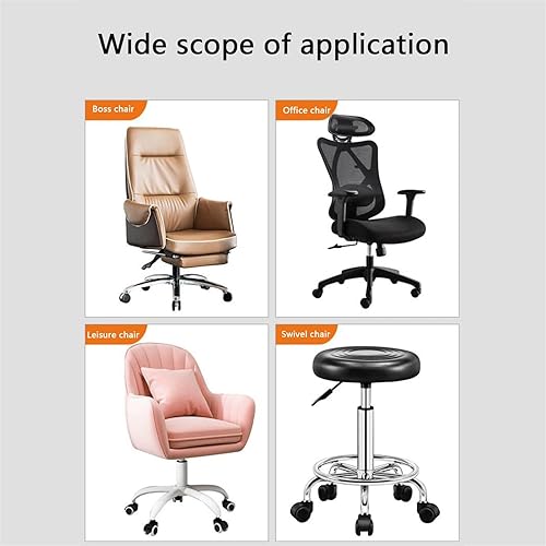 Miniatura 6 de Ruedas resistentes de 2 pulgadas, carga única, 66.1 lbs, ruedas giratorias silenciosas de 360, ruedas de repuesto para sillas de oficina (color  1