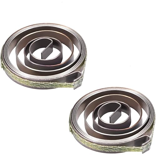 uxcell Drill Press Spring Drill Press Quill Feed Return Coil Spring Assembly Spring Steel Chemical Blackening Finish 680mm Expand Long 36x6x0.65mm 2 Pcs