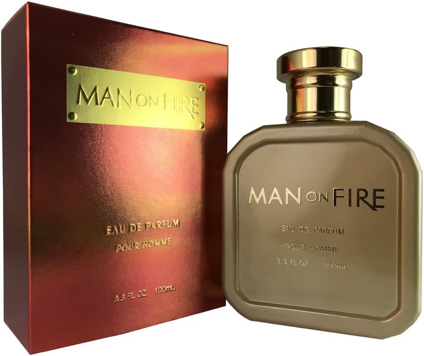 Man On Fire Pour Homme Eau de Parfum Spray, 3.3 Ounce