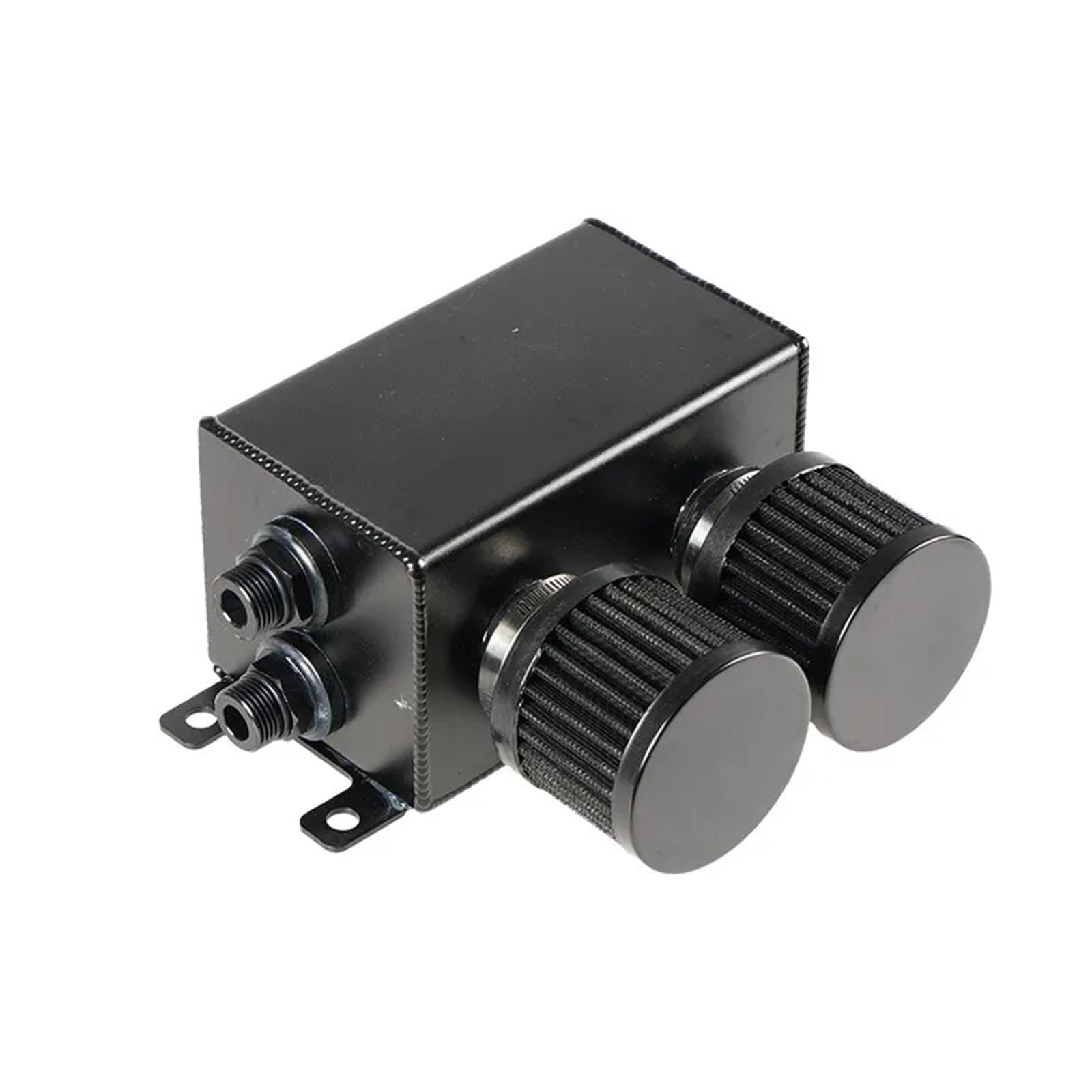 Zestawy do odzysku chłodziwa do samochodów 1.2L Podwójny Filtr Oleju Silnikowego Zbiornik AN10 Z Filtrami Powietrza Zbiornik Oleju Zbiornik Odpowietrzający(Black)