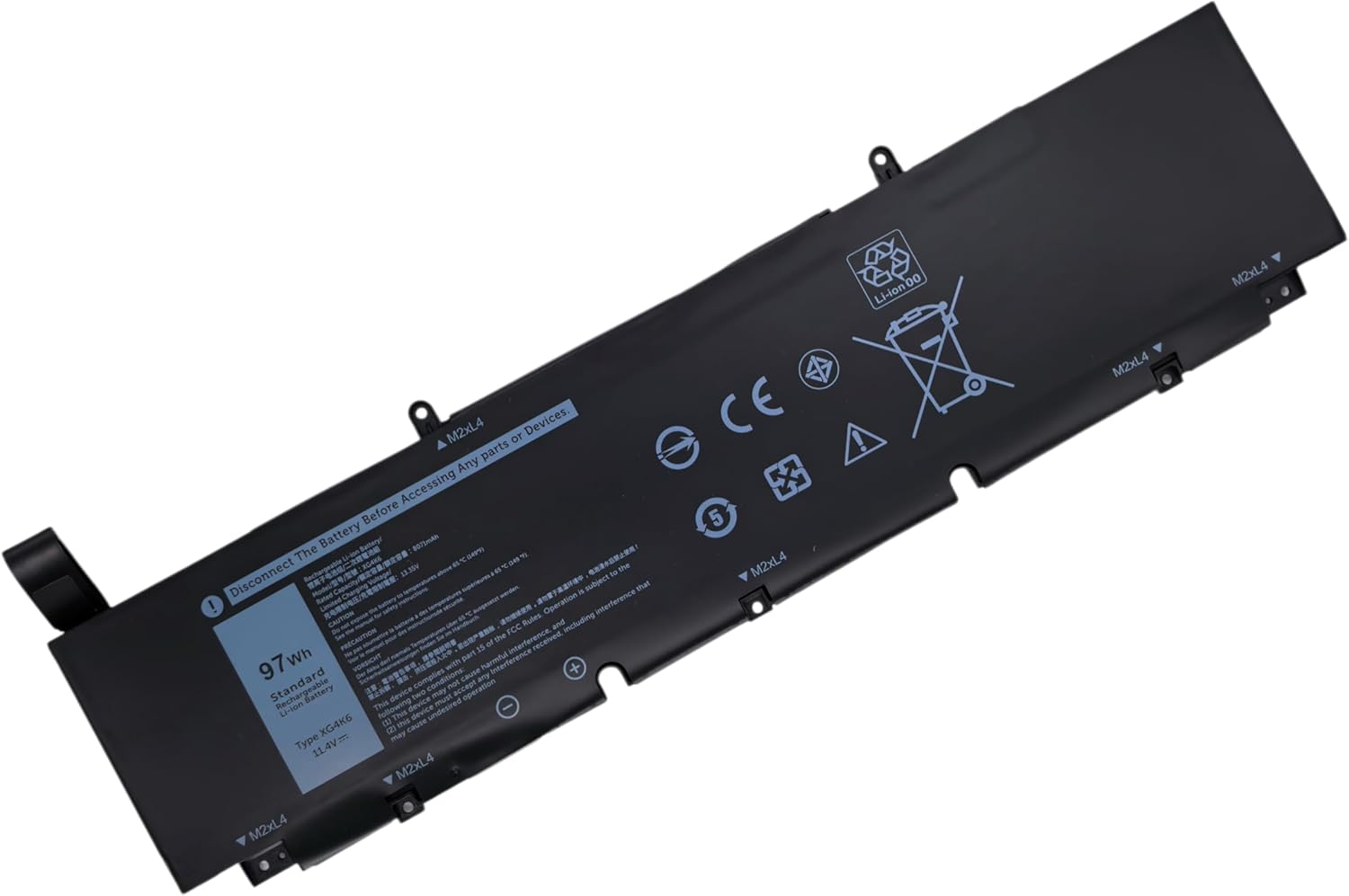 XG4K6 Replacement Battery Compatible with Dell Precision 5750 5760 5770 XPS 17 9700 9710 9720 9730 Series Notebook P92F001 P92F002 P92F003 01RR3 F8CPG -11.4V 97Wh