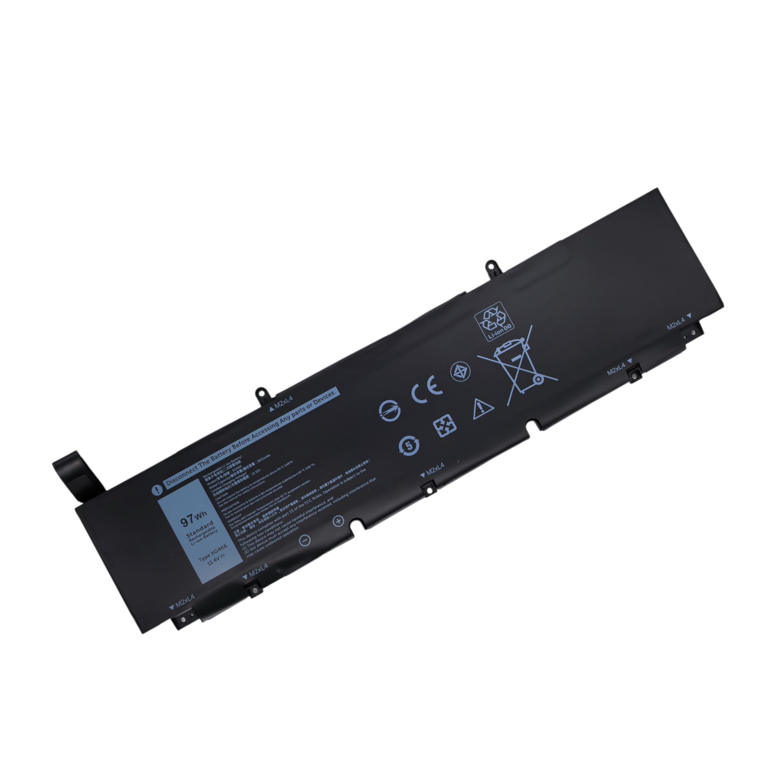 FLYRLB XG4K6 Replacement Battery Compatible with Dell Precision 5750 5760 5770 XPS 17 9700 9710 9720 9730 Series Notebook P92F001 P92F002 P92F003