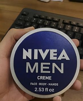 Nivea MEN CREME Cream FACE HAND BODY Moisturiser Dry Skin 75ml TWO PACK