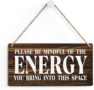 Inspirational Zen Wall Art, Positive Affirmations Wall Decor, Meditation Room Decor Spa Decor Spiritual Wall Art Decor Hanging Sign Wood Plaque Block for Home Office Bathroom Bedroom