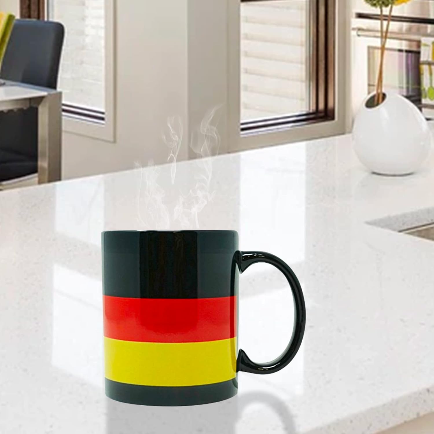 Funny Guy Mugs German Flag Ceramic Coffee Mug - 11oz - Ideal Funny Coffee Mug for Women and Men - Germany Flag Mug - Image 3