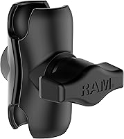 Vista 6 de RAM Mounts RAM-B-201U Brazo de doble zócalo (mediano) compatible con componentes de bola RAM B Tamaño 1