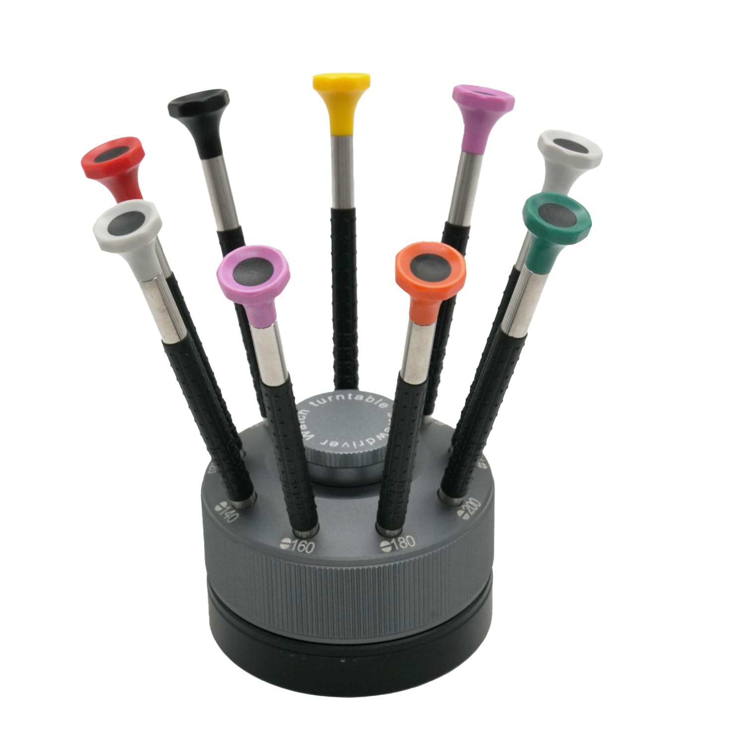 Watch Screwdriver Set with 9pcs Precision Slotted and Phillips，9pcs Different Sizes With 9 Extra Replace Blades Watchmaker Screwdriver Set for Watch/Eyeglass/Jewelry