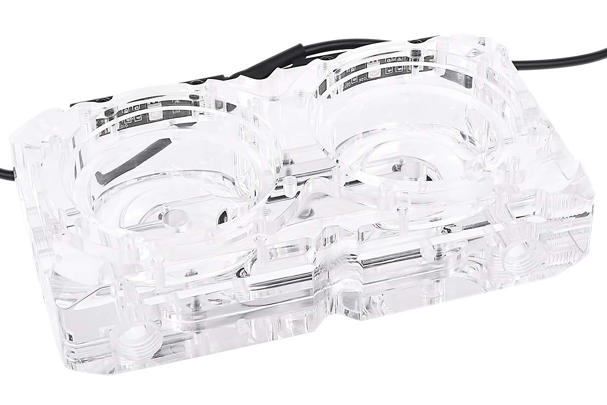 Alphacool Eisdecke D5 Dual Plexi Top (13312)