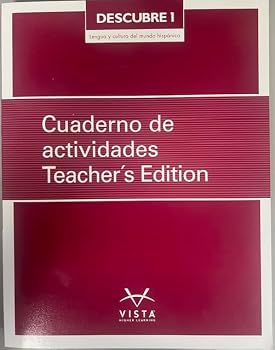Workbook Descubre 1 - Cuaderno de Actividades - Teacher's Edition Book