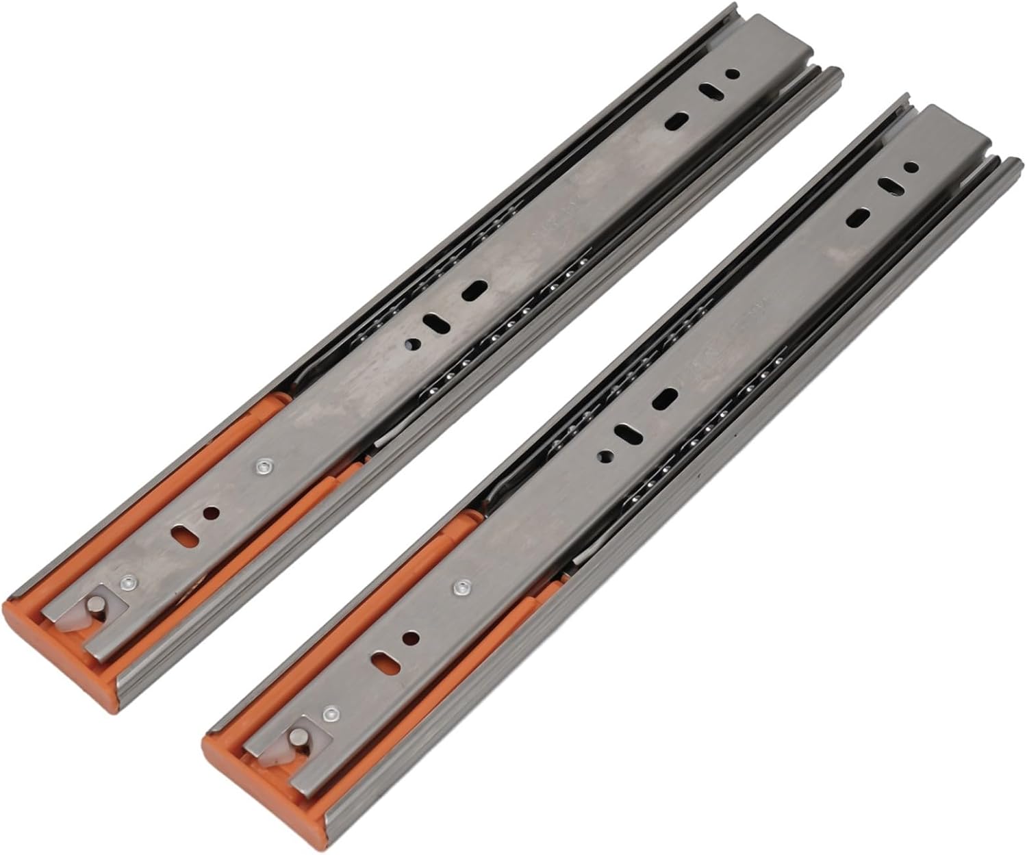 Smooth and Silent Closing Stainless Steel Drawer Slides 10/12 Buffer Rails for Stable and Secure Drawer Operation (Buffer 12inch)