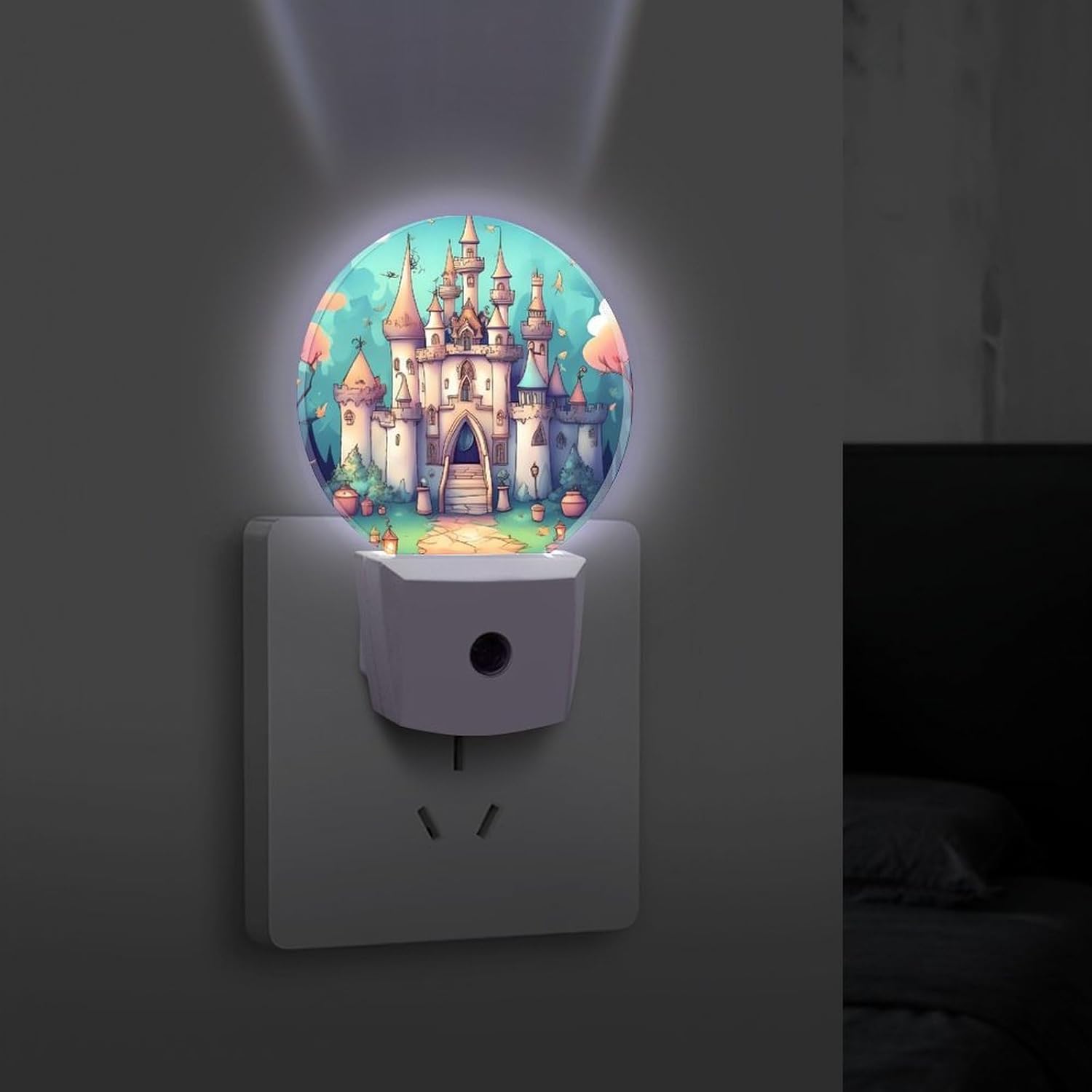 Classical Castle Plug-in LED Nightlight Wall Night Light image 4