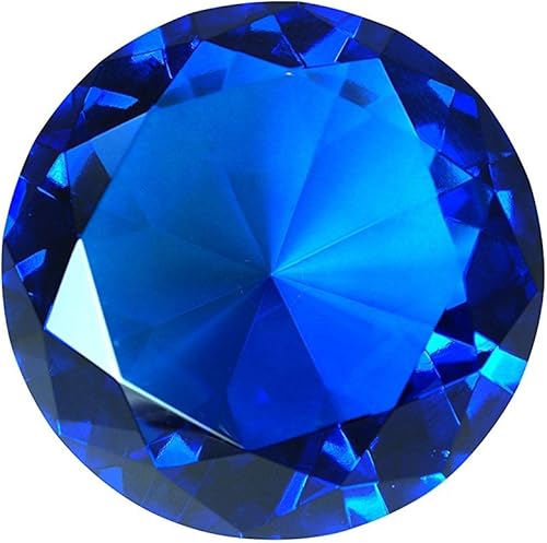 Tripact - Pisapapeles (3.150 in) con joya de diamante azul zafiro, 3.25 pulgadas