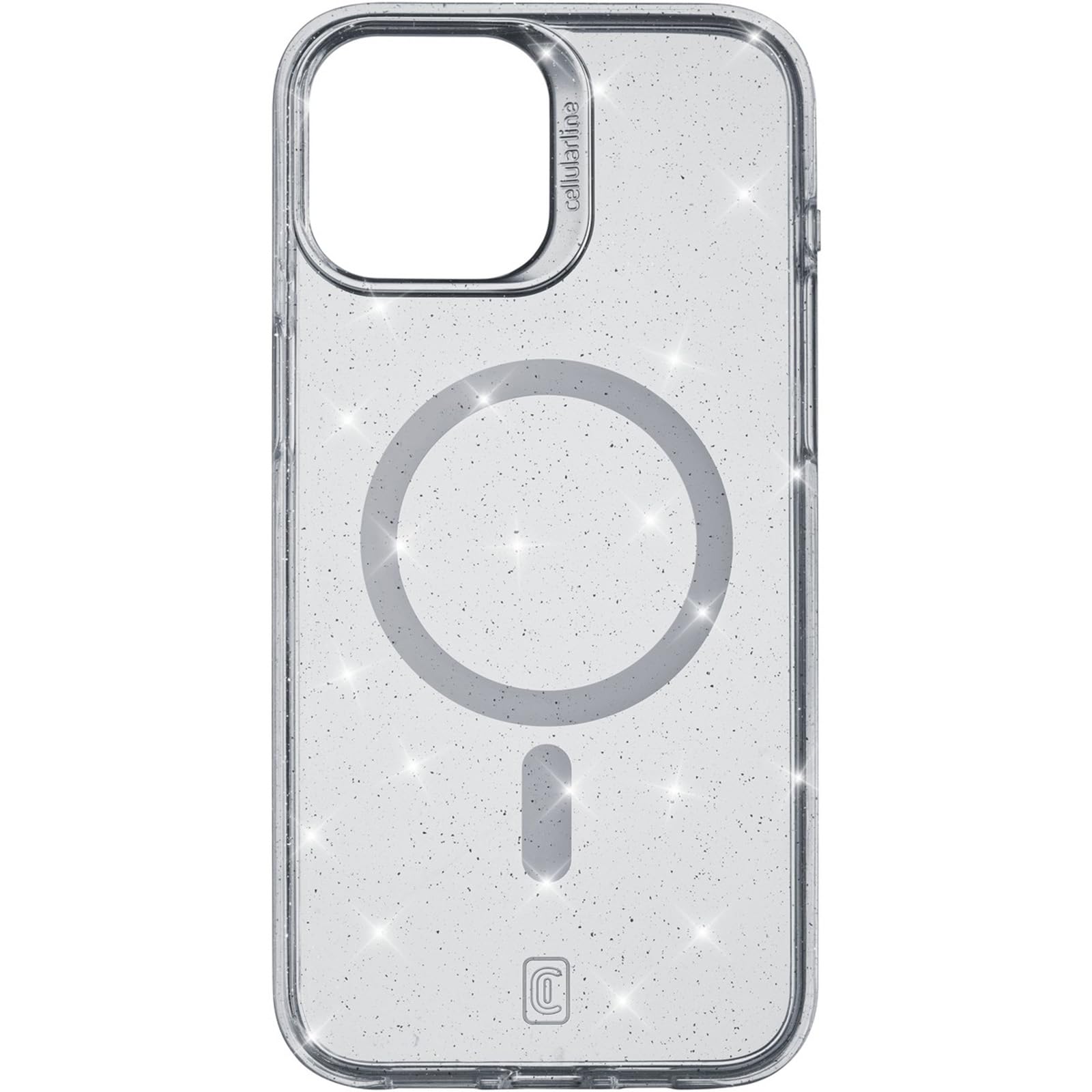 Cellularline Pop Mag - IPhone 15 Funda Transparente Con Bordes De Colores Compatible Con El Ecosistema Magsafe 481162