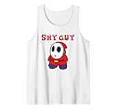 Bros Shy Guy Simple Retro Nintendo Icon Tank Top