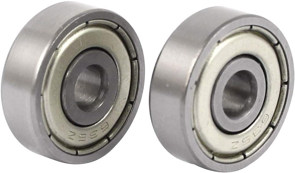 Aexit ZZ635 Sealed Radial Ball Bearings Deep Groove Ball Bearing Deep Groove Ball Bearings 19mmx5mmx6mm 10pcs