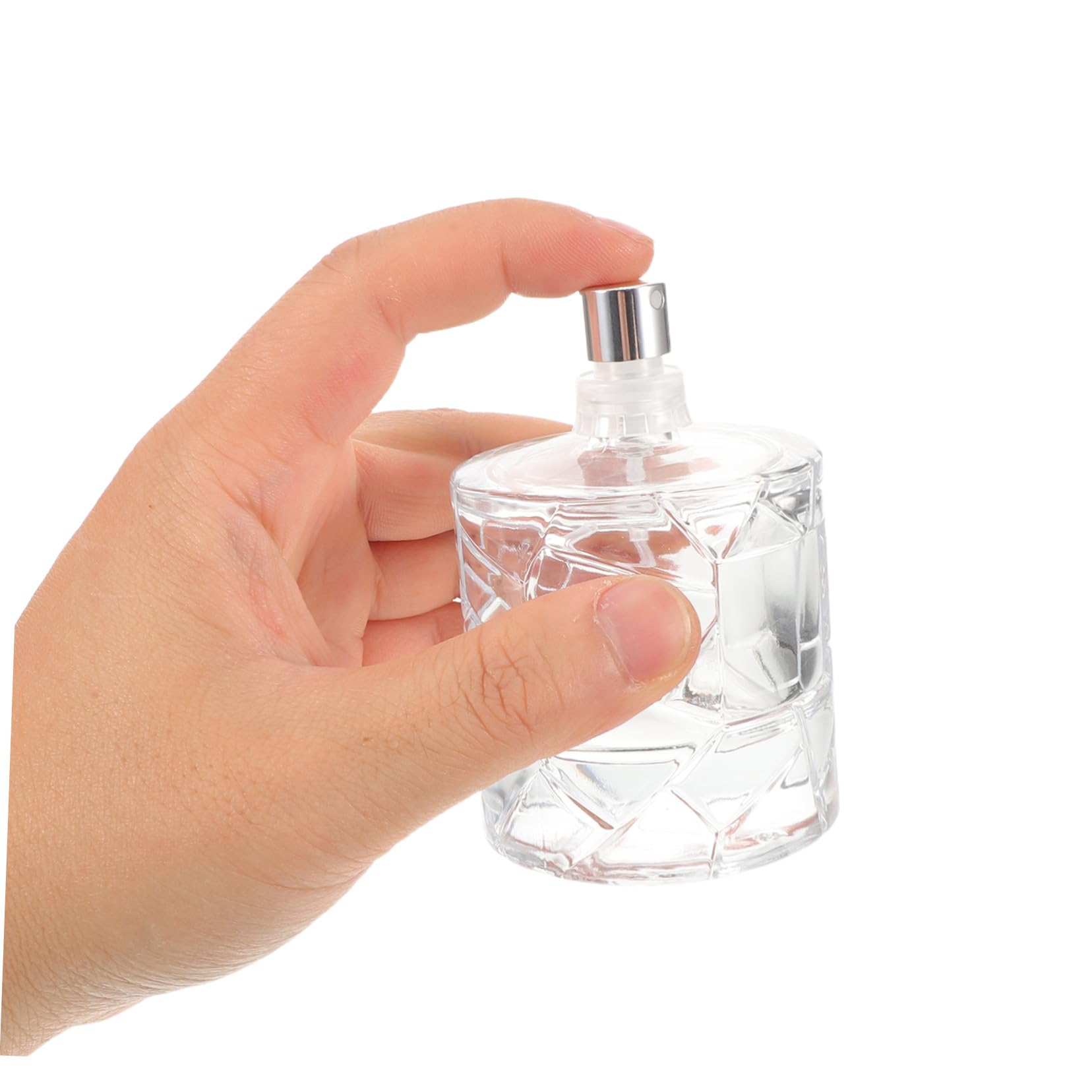 VICASKY 3stücke Leere Parfümflakons aus Glas Nachfüllbar mit Duftzerstäuber für Reisen Partys und Urlaub Transparent Praktisch und Auslaufsicher