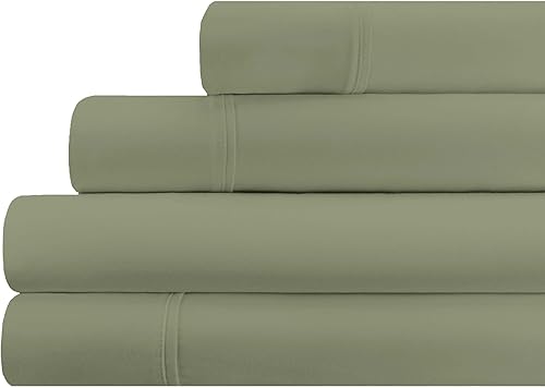 Miniatura 2 de Superior Juego de sábanas de algodón egipcio de 4 piezas, 700 hilos, ecológico, sábanas sostenibles, básicos ultrasuaves, sólido, sábana bajera de