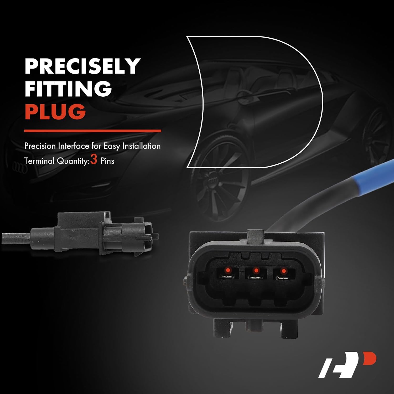 A-Premium Engine Crankshaft Position Sensor Compatible with Hyundai Genesis 2009-2014, Equus 2011-2016 & Genesis G80 2018-2020, G90 2018-2019 & Kia Borrego 2009, K900 2015-2017, 4.6L 5.0L