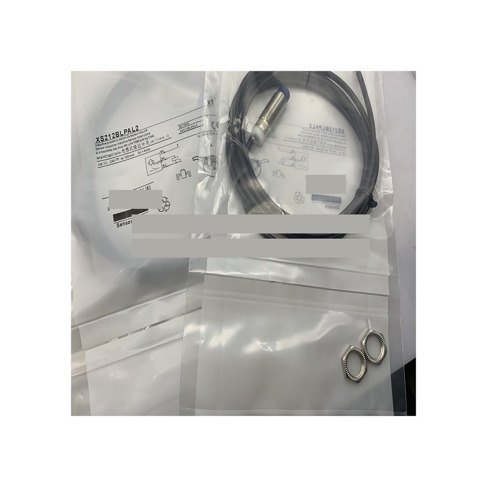 XS212BLNAL2JD Proximity Switch Sensor M12 Détection Inductive Câble