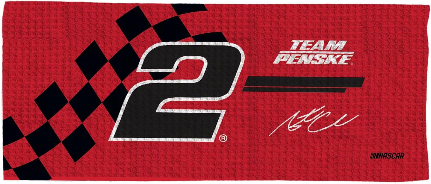 Northwest NASCAR Austin Cindric Fast Track Cooling Towel, Quick Dry Lightweight Breathable Workout Fitness Gym Outdoor Sports Accessory, 12 x 31.5 Inch